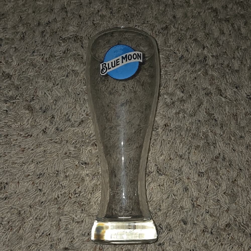 Bluw Moon Beer Glass